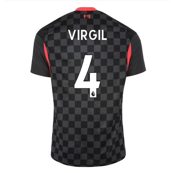 Maglia Liverpool NO.4 Virgil Third 20/21 Nero